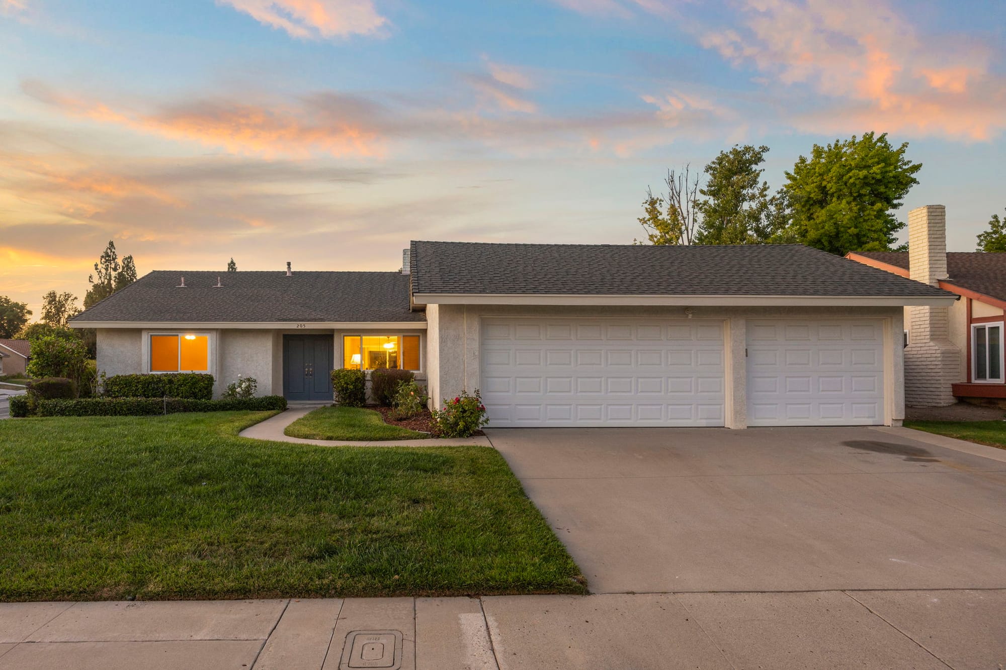 Bright, inviting interior with vaulted ceilings at 205 Larkhill St