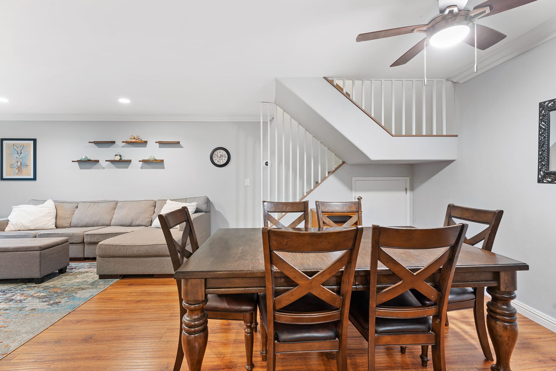 Updated kitchen with modern appliances