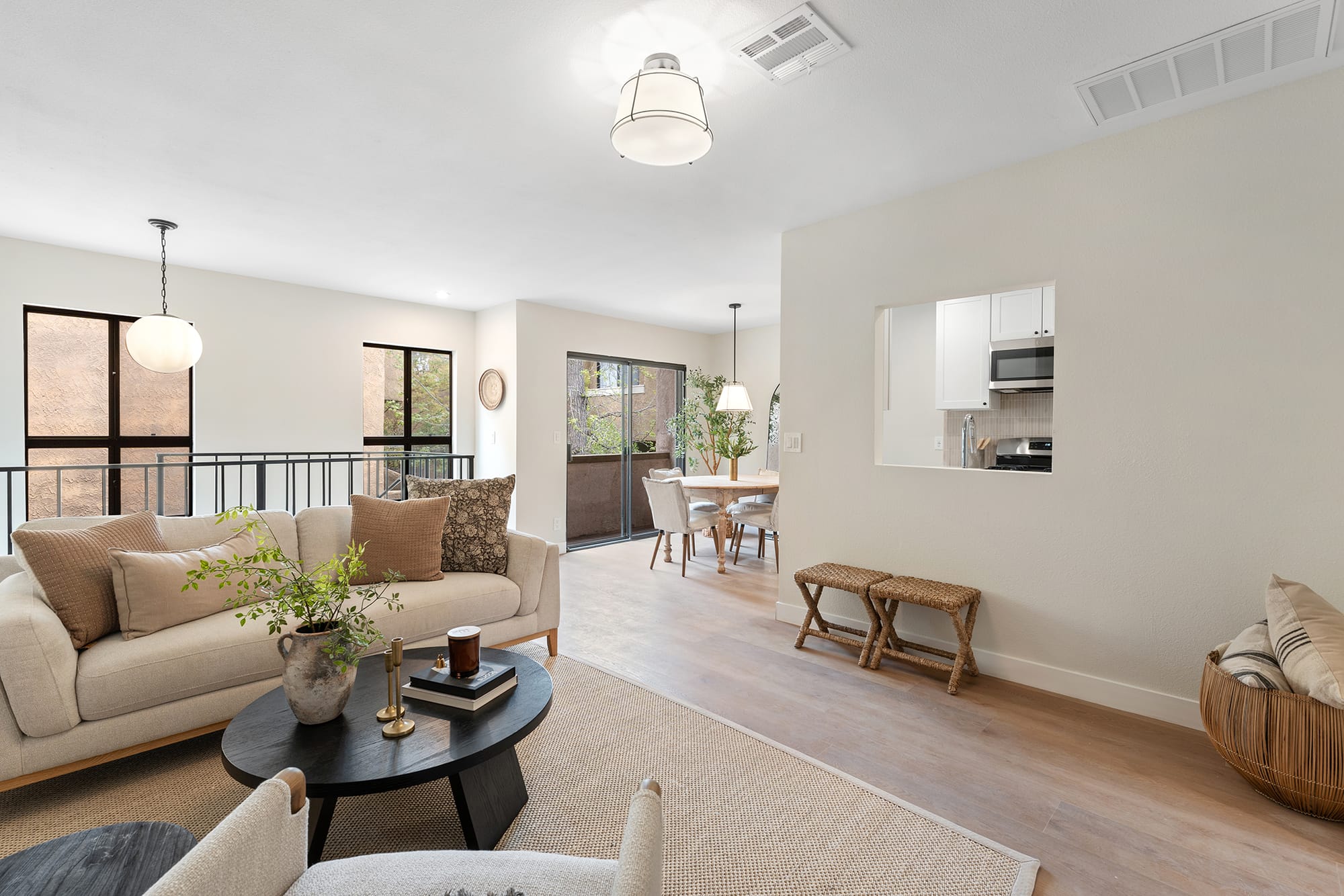 Well-appointed living areas with modern finishes
