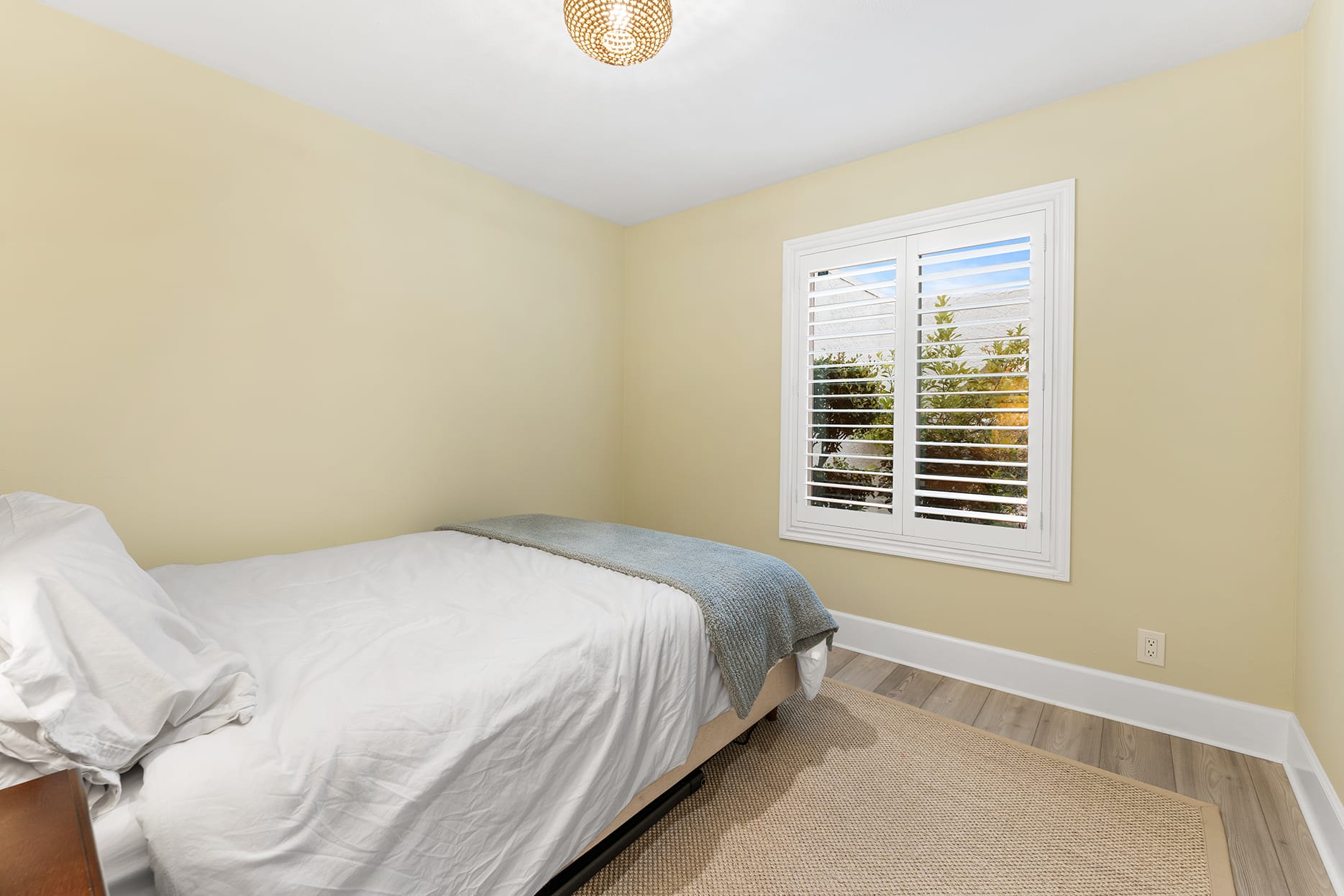 Third bedroom with hardwood floors