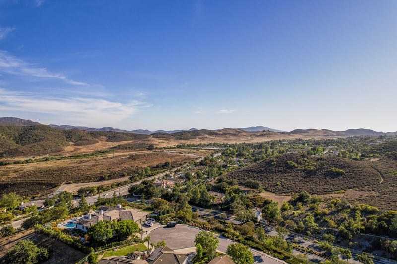 Santa Rosa Valley hills seen from Newbury Park