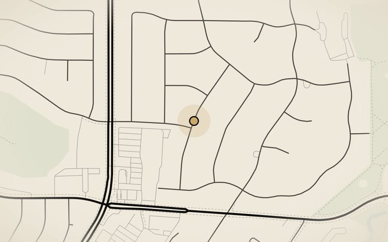 Street map of the neighborhood around 1878 Wellesley Dr, Thousand Oaks